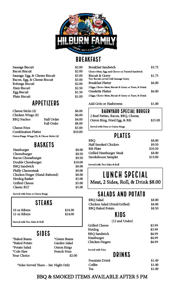 Hilburn Family Diner & Catering